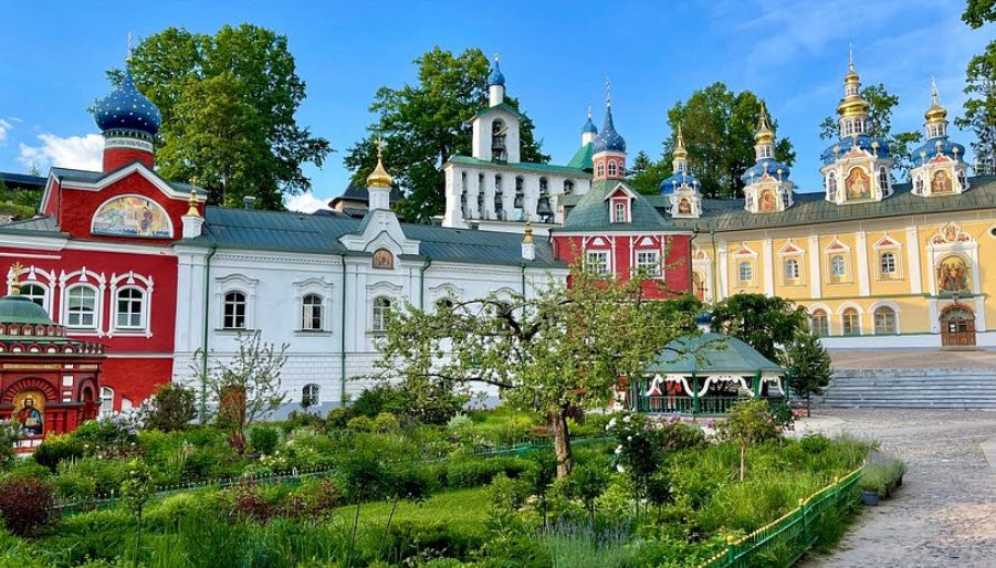 Holy Dormition Pskovo-Pechersky Monastery, Russia